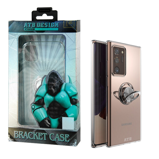 Atouchbo Samsung Note 20 Ultra Case Transparent with Ring and Magnet