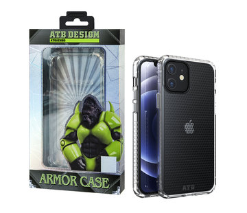 Atouchbo Atouchbo Coque iPhone 12 Mini Transparente - HoneyComb