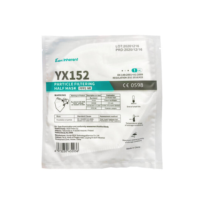 YX152 - FFP2 Face Mask 1 piece