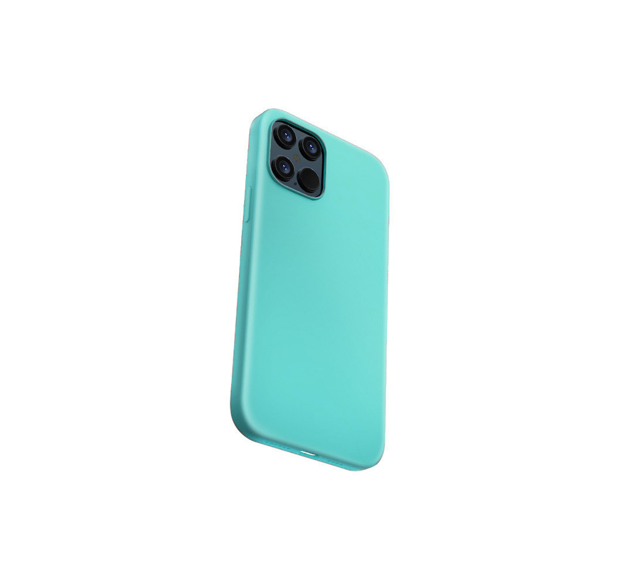 Devia iPhone 12/12 Pro Matte Green - Ultra mince - solide avec une adhérence super fine - Matériau anti-empreintes digitales