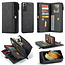 CaseMe Samsung S21 Plus Cover Black - Multi Wallet | Storage Compartments | Magnetic | Kickstand