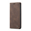 CaseMe Samsung S21 Ultra Case Brown - Retro Wallet Slim - Wallet Protective Case - Soft Leather - 360° Protection - Kickstand Phone Holder - 2 Card Holder - Bill Slot