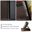 CaseMe Retro Wallet Slim Samsung S21 Ultra hoesje bruin - Flipcover - magnetische sluiting - 2 kaarthouders en een vak voor briefgeld