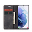 CaseMe Samsung S21  Plus Hoesje Zwart - Retro Wallet Slim