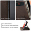 CaseMe Samsung S21 Plus  Case Brown - Retro Wallet Slim- Wallet Protective Case - Soft Leather - 360° Protection - Kickstand Phone Holder - 2 Card Holder - Bill Slot