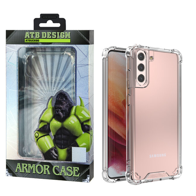 Atouchbo Armor Case Samsung S21 hoesje transparant