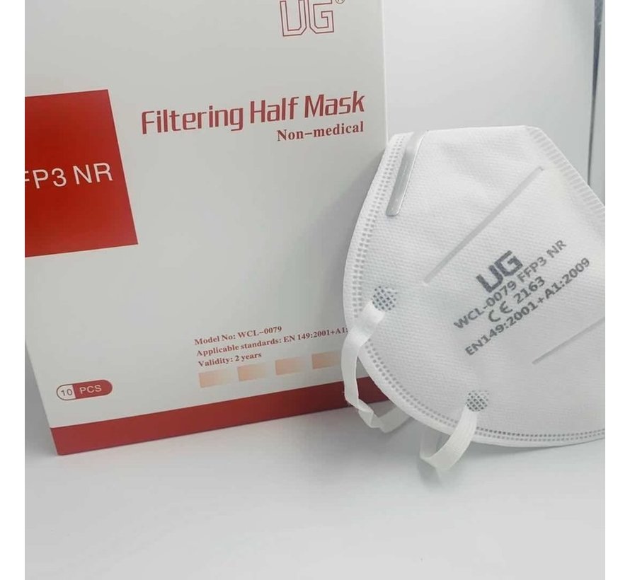UG FFP3 Face Masks with valve 10 pcs
