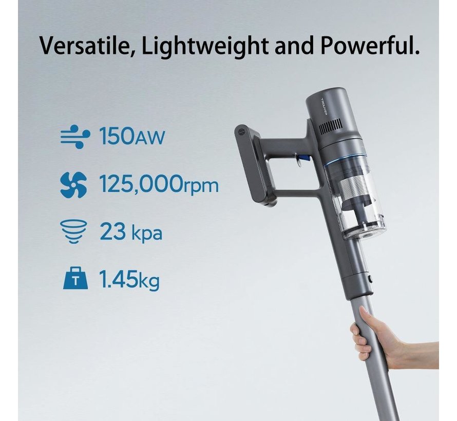 TROUVER Power 12 Stick vacuum cleaner | Wireless | 450W power | 23,000 PA suction power
