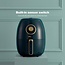 Bear Air Fryer Green (3L) - Non stick coating - 1350W - Mechanical knobs - Retro design