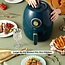 Bear Air Fryer Green (3L) - Non stick coating - 1350W - Mechanical knobs - Retro design