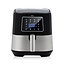 Bear Air Fryer Stainless Steel 5.5L (Grey) - 1700W - Non-stick coating - 7 Programs - Stainless steel - LED Touchscreen