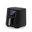 Bear Air Fryer XXL grijs 5.5 liter - stainless steel - 1700W - Anti aanbaklaag - 7 Programma's - roestvrijstaal - LED Touchscreen