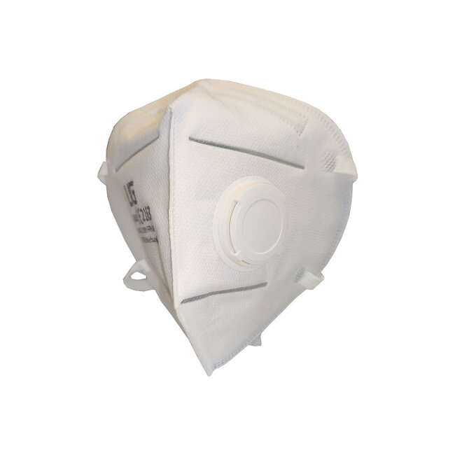 FFP3 Mondkapjes met ventiel 10 stuks  - 5 Laags Mondneusmasker - Europees Gecertificeerd - Headstrap - BFE 99% - Gesealed per stuk