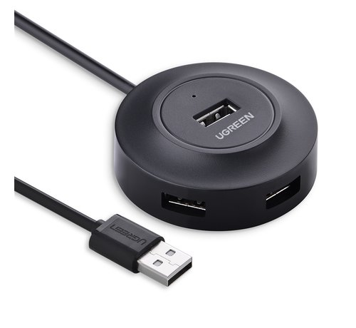 Ugreen Ugreen 4 USB 2.0-Port-Hub | 4x USB 2.0 | 1x Micro-USB | 1 Meter Kabel | Kompaktes Design