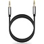 Ugreen 3,5 mm Audiokabel 1 m schwarz - AUX-Kabel - Stecker auf Stecker - 1 Meter lang - Plug & Play