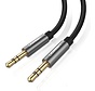 Ugreen Câble Audio 3.5mm 1M Noir - Câble AUX - Mâle vers Mâle - 1 mètre de long - Plug & Play
