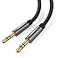 Ugreen AV119 audio kabel 3 meter 3.5mm audio jack zwart - male naar male - plug & play