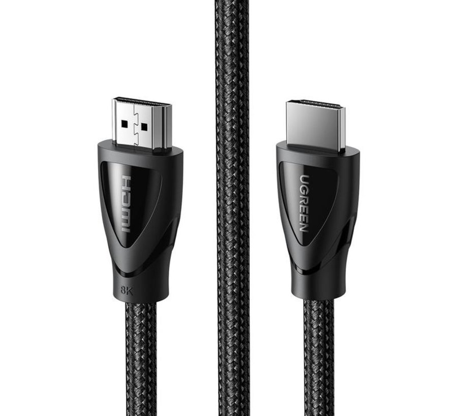 Ugreen 8K Ultra HD HDMI 2.1 Cable - 1 meter cable - 48Gbps - 8k@60fps - Dynamic HDR & eARC - Braided cable