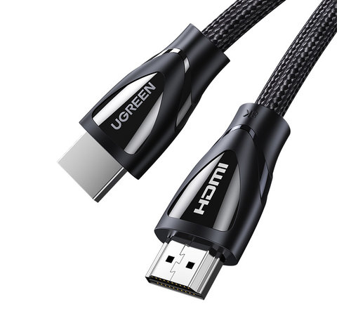 Ugreen Ugreen HDMI kabel 2 meter - Ondersteund 8K Ultra HD - HDMI 2.1 - 48Gbps - 8k@60fps - Dynamisch HDR & eARC - Gevlochten kabel