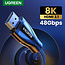 Ugreen 8K Ultra HD HDMI 2.1 Kabel - 2 Meter Kabel - 48Gbps - 8k@60fps - Dynamisches HDR & eARC - Geflochtenes Kabel