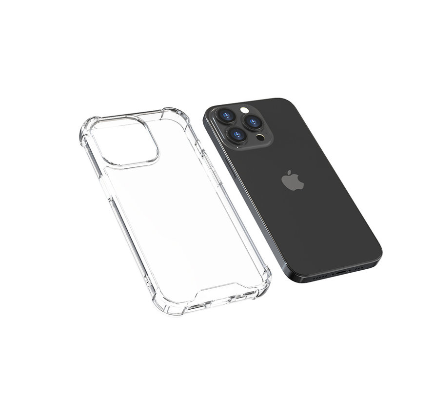 Atouchbo iPhone 13 Case Transparent - Anti-Shock - Standard - Extra protective layer - TPU - Unbreakable