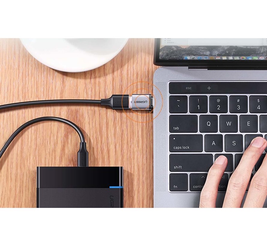 UGreen USB C Male to USB A Female adapter with OTG function and lanyard