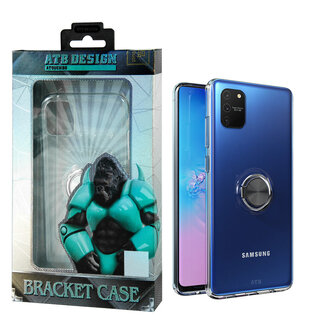 Atouchbo Samsung S10 Lite 2020 Hoesje Transparant met Ring en Magneet