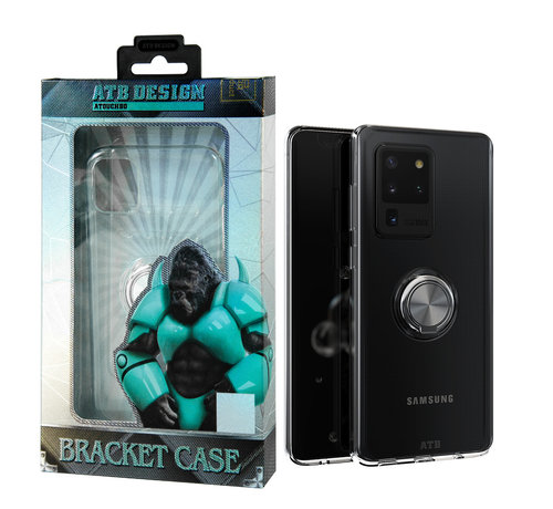 Atouchbo Atouchbo Samsung S20 Ultra Case Transparent with Ring and Magnet