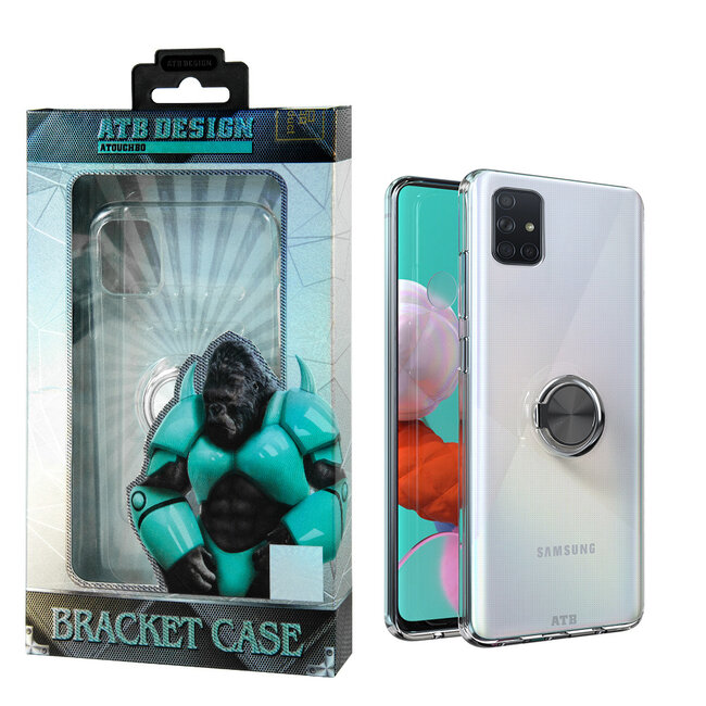 Atouchbo Bracket Case Samsung A51 hoesje transparant