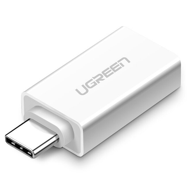 Ugreen USB C Adapter naar USB A met OTG functie - Wit