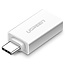 Ugreen USB-C-Adapter auf USB-A mit OTG-Funktion – Weiß