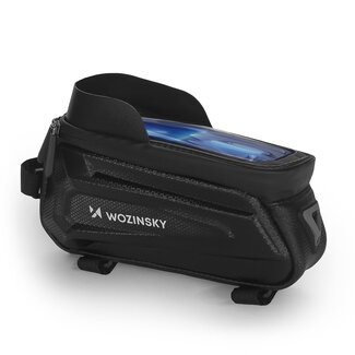 Wozinsky Fahrradtasche 1.7l auf Rahmen + Telefonhalter