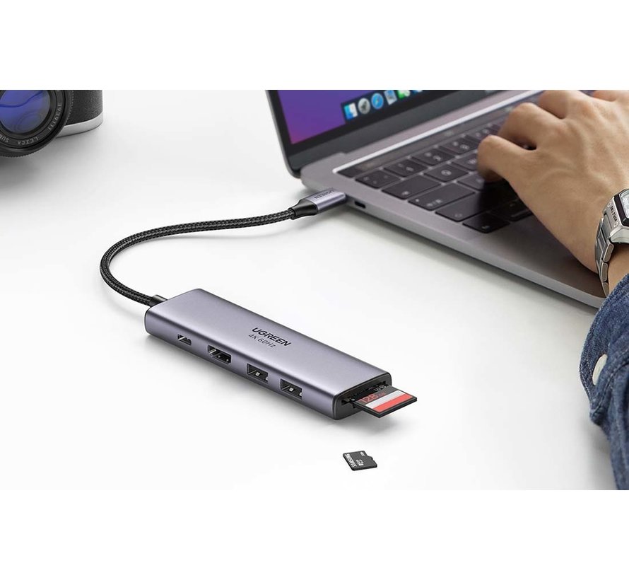 UGreen 5-in-1 USB-C Hub mit 2x USB-A, HDMI, USB-C, TF/SD