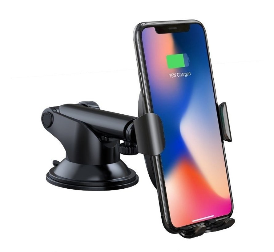 Baseus The Car Mount mobile phone holder - Qi Charging wireless charging - dashboard mounting