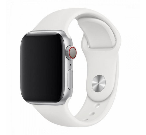 Devia Devia Sport Apple Watch bandje wit - Geschikt voor Apple Watch 7 series (45mm)
