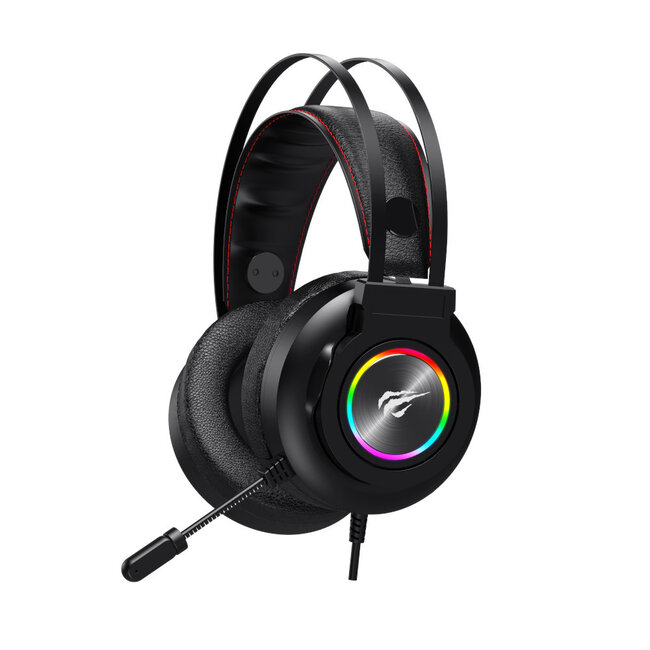 Havit GameNote Gaming headset RGB met 2.2 meter kabel - USB (licht) en 3.5mm audio jack connecties