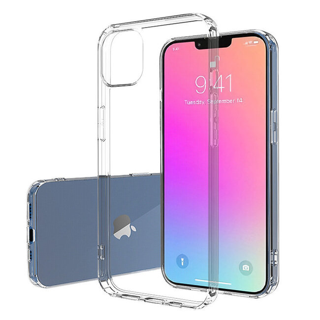 Coque en TPU ultra transparente pour iPhone 13 mini 0,5 mm