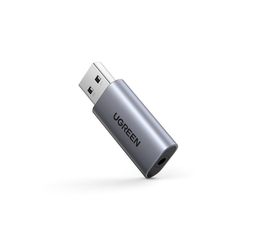 Unterkünfte in Ugreen USB 2.0 (Stecker) An 3,5-mm-Audiobuchse (weiblich) Adapter - Plug & Play