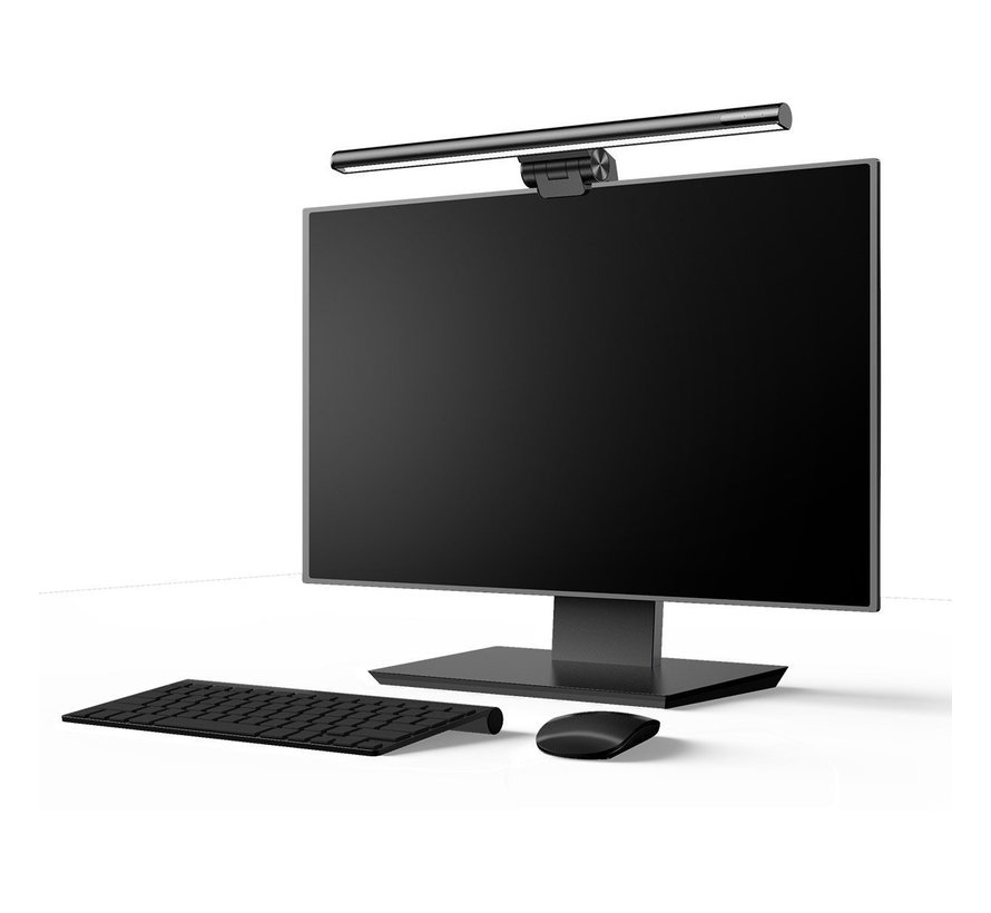Baseus i-wok  Screenbar dimbare monitor lamp met touchscreen - 3 lichtmodi - geen blauw licht - aansluiten met USB