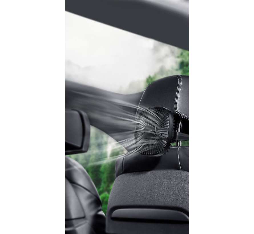 Baseus Portable ventilator voor in de auto - ook geschikt voor bureaus - Magneet Roze