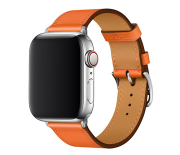 Devia Devia PU Leather Apple Watch Band 38/40/41mm Orange