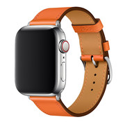 Devia Devia PU Leder Apple Watch bandje 42/44/45mm Oranje