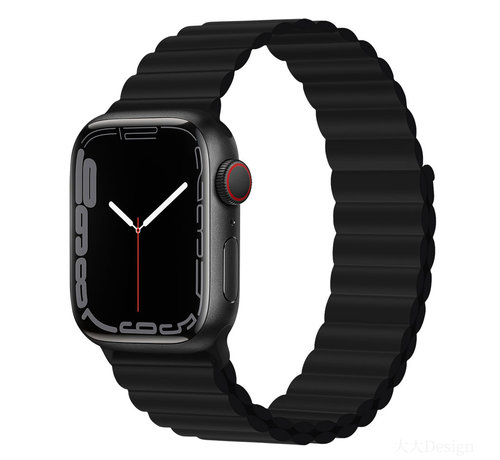 Devia Devia Sport 3 Apple Watch Band 38/40/41mm Noir - convient pour Apple Watch série 7 / 8