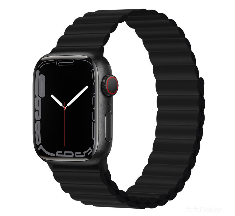 Devia Sport 3 Apple Watch Band 42/44/45mm Noir - convient pour Apple Watch série 7 / 8