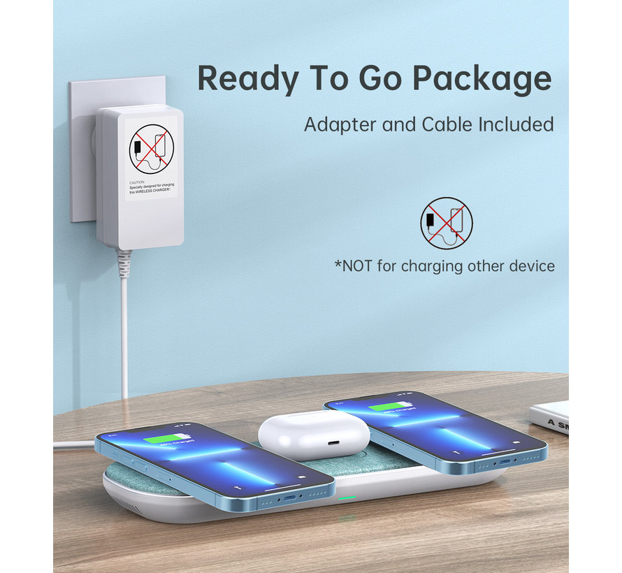 Choetech 3in1 MagLeap Charger Pad + Adapter