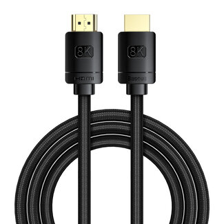 Baseus HDMI -kabel 2.1 8k 2m zwart