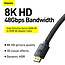 Baseus HDMI -Kabel 2.1 8K 2m schwarz