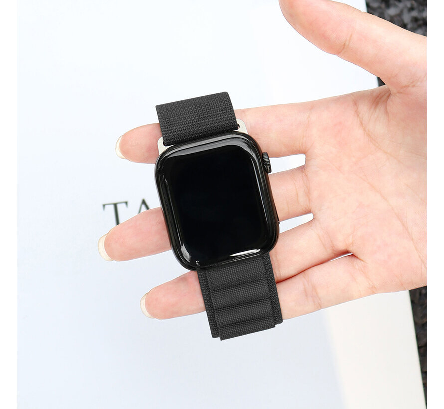 Devia Apple Watch 42/44/45mm Black- Deluxe Series Sport5 Nylon Strap