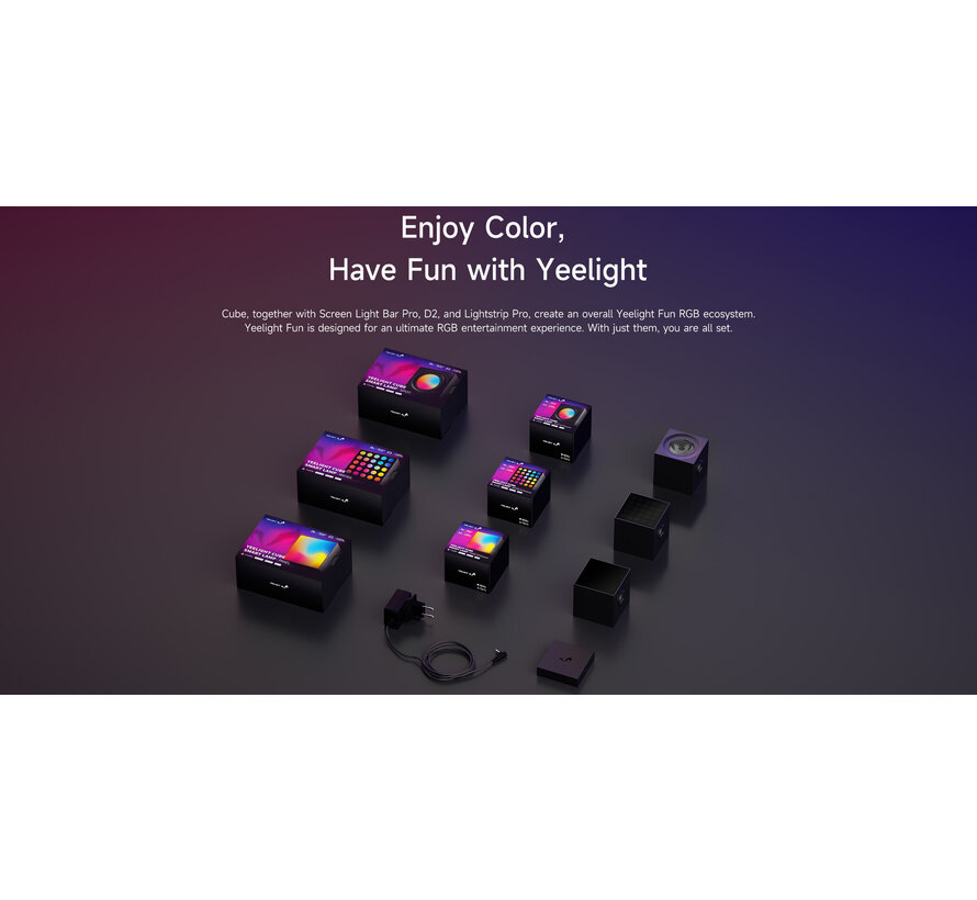 Yeelight Cube Smart Lamp - Light Gaming Cube Matrix - Expansion Pack