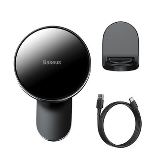 Baseus Support Voiture Magnétique + Charge Sans Fil